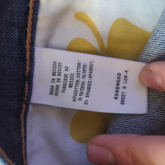 Lucky Brand Sweet' N Low Bootcut Dark Wash Denim Jeans Size 6/28 - Picture 9 of 9